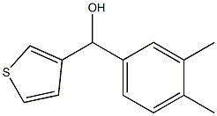 (3,4-DIMETHYLPHENYL)(THIOPHEN-3-YL)METHANOL Struktur