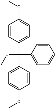 Benzene, 1,1'-(methoxyphenylmethylene)bis[4-methoxy- Struktur