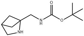 Tert-Butyl N-(2-Azabicyclo[2.1.1]Hexan-1-Ylmethyl)Carbamate Struktur