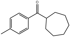 CYCLOHEPTYL(P-TOLYL)METHANONE Struktur