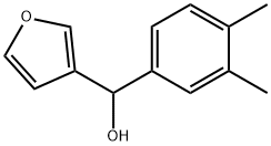 (3,4-DIMETHYLPHENYL)(FURAN-3-YL)METHANOL Struktur