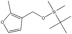 Silane, (1,1-dimethylethyl)dimethyl[(2-methyl-3-furanyl)methoxy]- Struktur