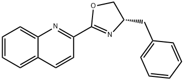 (S)-4-benzyl-2-(quinolin-2-yl)-4,5-dihydrooxazole Struktur