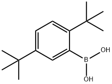 (2,5-ditert-butylphenyl)boronic acid Struktur