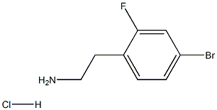 2-(4-BROMO-2-FLUOROPHENYL)ETHANAMINE HCL Struktur