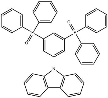 9-(3,5-Bis(diphenylphosphoryl)phenyl)-9H -carbazole Struktur