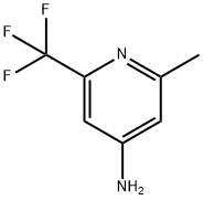 4-Amino-6-methyl-2-(trifluoromethyl)pyridine Struktur