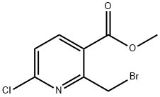 2-Bromomethyl-6-chloro-nicotinic acid methyl ester|