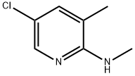 (5-Chloro-3-methyl-pyridin-2-yl)-methyl-amine Struktur