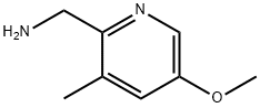 (5-Methoxy-3-methylpyridin-2-yl)methanamine Struktur