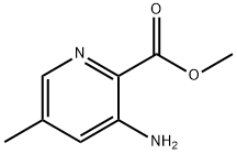 3-Amino-5-methyl-pyridine-2-carboxylic acid methyl ester Struktur