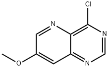 4-CHLORO-7-METHOXYPYRIDO[3,2-D]PYRIMIDINE Struktur