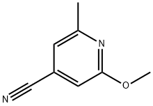 2-Methoxy-6-methylisonicotinonitrile Struktur