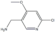 (6-Chloro-4-methoxypyridin-3-yl)methanamine Struktur