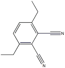 3,6-diethyl-1,2-Benzenedicarbonitrile Struktur