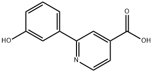 2-(3-HYDROXYPHENYL)ISONICOTINIC ACID Struktur