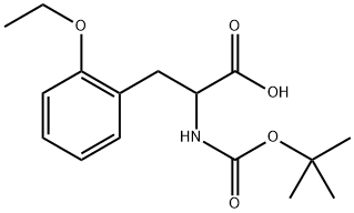 N-Boc-DL-2-ethoxy-Phenylalanine Struktur