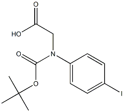 N-Boc-RS-4-Iodophenylglycine Struktur