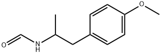 [2-(4-Methoxyphenyl)-1-methylethyl]-formamide Struktur