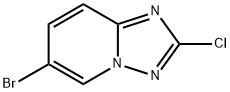 6-bromo-2-chloro-[1,2,4]triazolo[1,5-a]pyridine Struktur