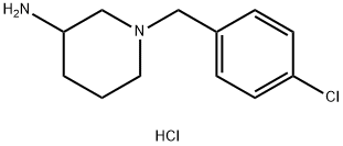 1-(4-CHLOROBENZYL)PIPERIDIN-3-AMINE HYDROCHLORIDE Struktur