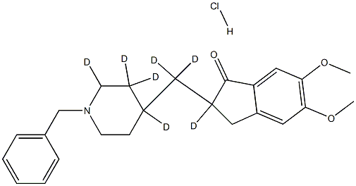 Donepezil-d7 hydrochloride Struktur