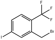 5-IODO-2-(TRIFLUOROMETHYL)BENZYL BROMIDE Struktur