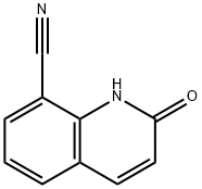 2-hydroxyquinoline-8-carbonitrile Struktur