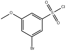 3-Bromo-5-methoxybenzenesulfonyl chloride Struktur