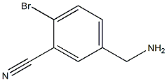 4-Bromo-3-cyanobenzylamine Struktur