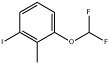 1-(difluoromethoxy)-3-iodo-2-methylbenzene Struktur