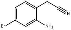 (2-Amino-4-bromo-phenyl)-acetonitrile Struktur