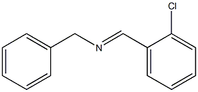 Benzenemethanamine, N-[(2-chlorophenyl)methylene]-, (E)- Struktur