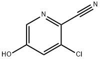 3-Chloro-5-hydroxy-pyridine-2-carbonitrile Struktur