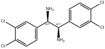 (1S,2S)-1,2-BIS(3,4-DICHLOROPHENYL)ETHANE-1,2-DIAMINE Struktur