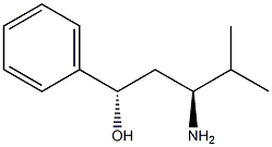 (1S,3S)-3-AMINO-4-METHYL-1-PHENYLPENTAN-1-OL Struktur