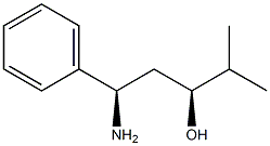 (1R,3S)-1-AMINO-4-METHYL-1-PHENYLPENTAN-3-OL Struktur