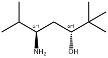 (3S,5S)-5-AMINO-2,2,6-TRIMETHYLHEPTAN-3-OL Struktur