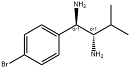 (1R,2R)-1-(4-BROMOPHENYL)-3-METHYLBUTANE-1,2-DIAMINE DIHYDROCHLORIDE Struktur