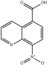 8-nitroquinoline-5-carboxylic acid Struktur