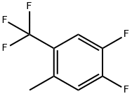 1,2-DIFLUORO-4-METHYL-5-(TRIFLUOROMETHYL)BENZENE Struktur