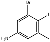 3-BROMO-4-IODO-5-METHYLANILINE Struktur