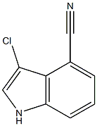 3-chloro-1H-indole-4-carbonitrile Struktur