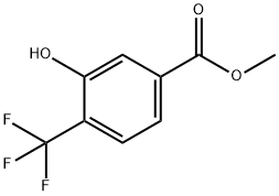 methyl 3-hydroxy-4-(trifluoromethyl)benzoate Struktur