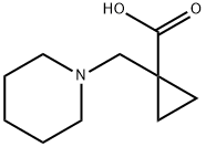 1-(PIPERIDIN-1-YLMETHYL)CYCLOPROPANECARBOXYLIC ACID Struktur