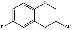 2-(5-fluoro-2-methoxyphenyl)ethane-1-thiol Struktur