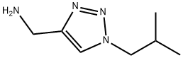 (1-isobutyltriazol-4-yl)methanamine Struktur