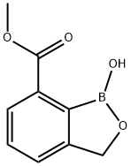 METHYL 1-HYDROXY-1,3-DIHYDROBENZO[C][1,2]OXABOROLE-7-CARBOXYLATE Struktur