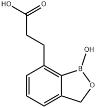 1,3-dihydro-1-hydroxy-2,1-Benzoxaborole-7-propanoic acid Struktur