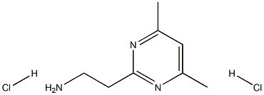 2-(4,6-dimethylpyrimidin-2-yl)ethan-1-amine dihydrochloride Struktur